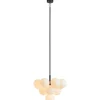 Merlot Taklampa Svart/Opal 56cm