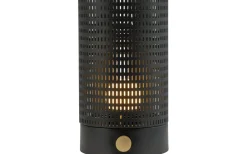 Mesh Uppladdningsbar Lykta 20cm LED 2700K Svart/Mässing