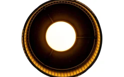 Mesh Uppladdningsbar Lykta 20cm LED 2700K Svart/Mässing