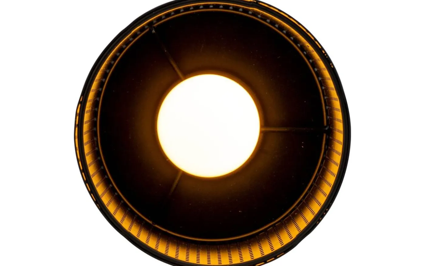 Mesh Uppladdningsbar Lykta 20cm LED 2700K Svart/Mässing