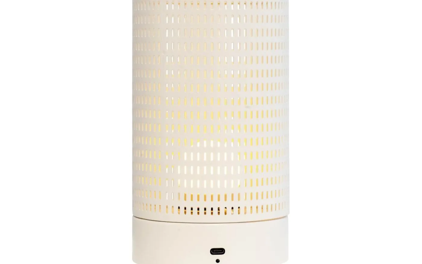 Mesh Uppladdningsbar Lykta 20cm LED 2700K Vit/Mässing