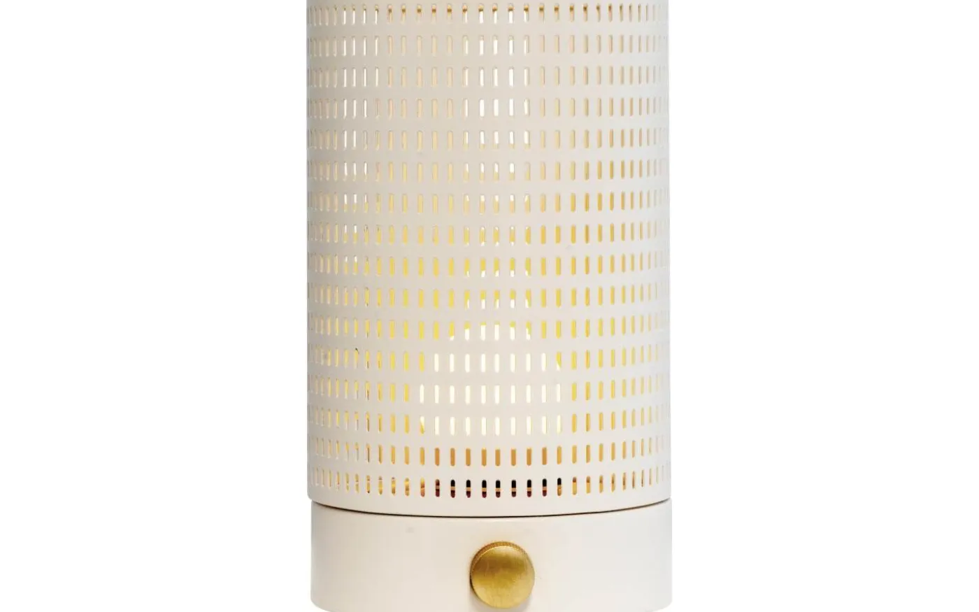 Mesh Uppladdningsbar Lykta 20cm LED 2700K Vit/Mässing