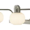 Messina Skåpsbelysning 33cm Krom/Vit IP44
