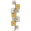 Metro Vägglampa Glas 76cm Guld