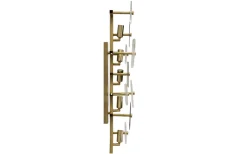 Metro Vägglampa Glas 76cm Guld