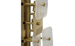 Metro Vägglampa Glas 76cm Guld