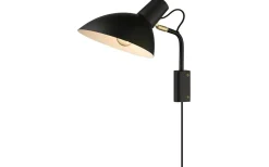 Metropole Vägglampa Svart