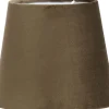 Mia Lampskärm Sammet Ø24cm Brun