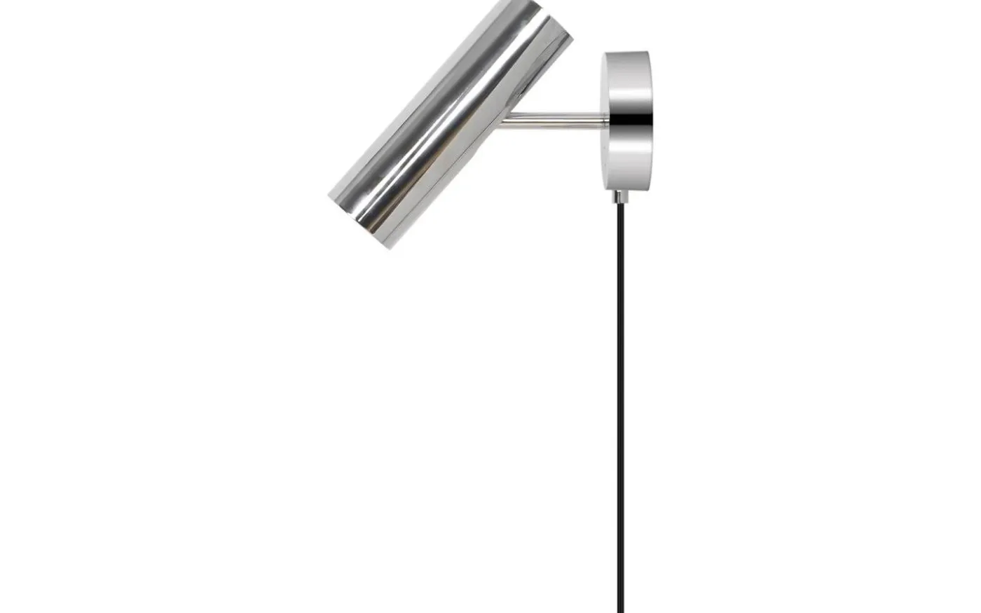 MIB Vägglampa Krom