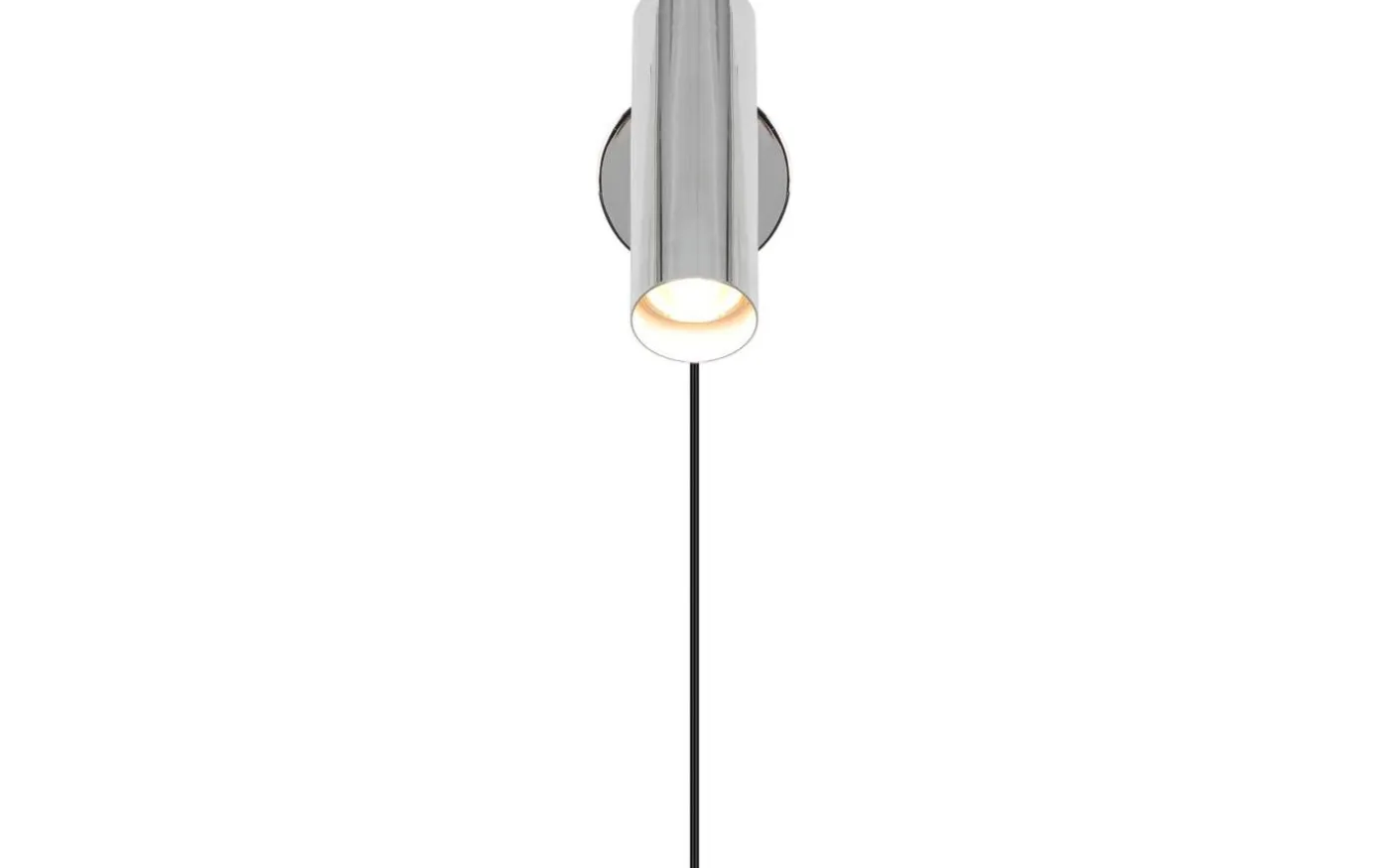 MIB Vägglampa Krom