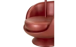 Midcentury Bordslampa 43cm Röd