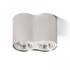 Milano II Takspotlight 18cm Borstad Aluminium