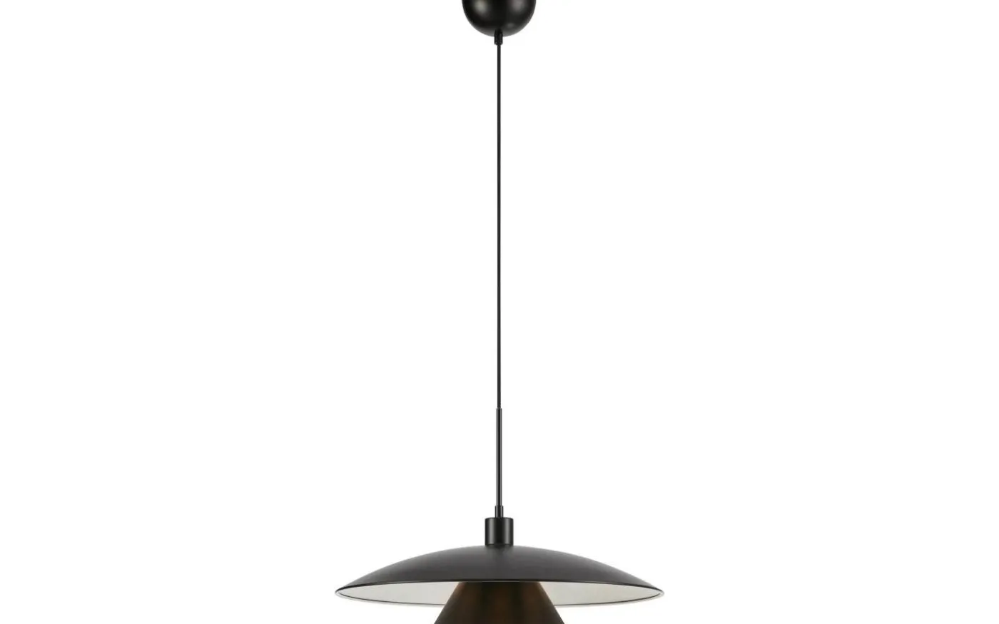 Millinge Taklampa 50cm Matt Svart