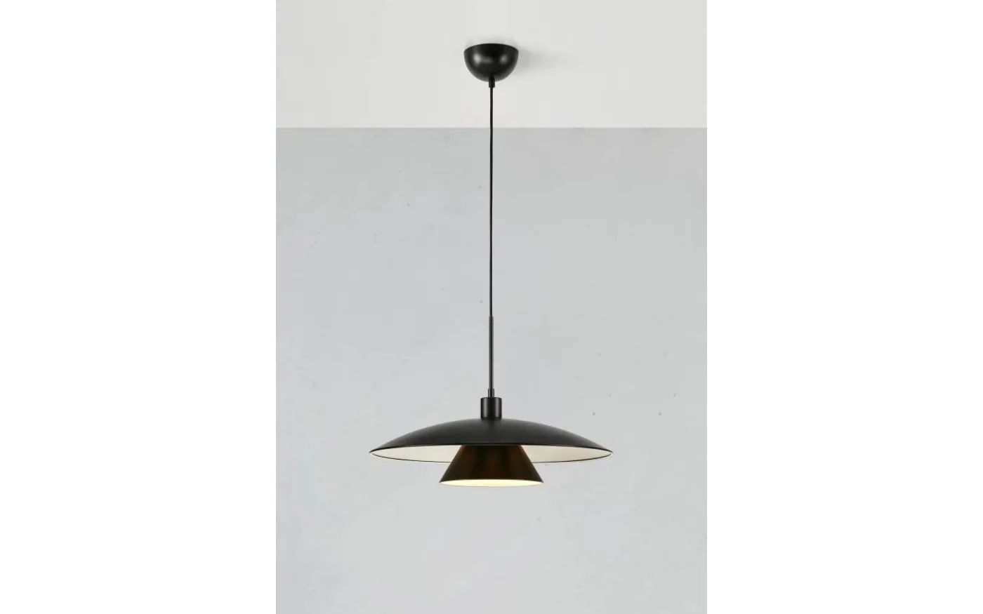 Millinge Taklampa 50cm Matt Svart