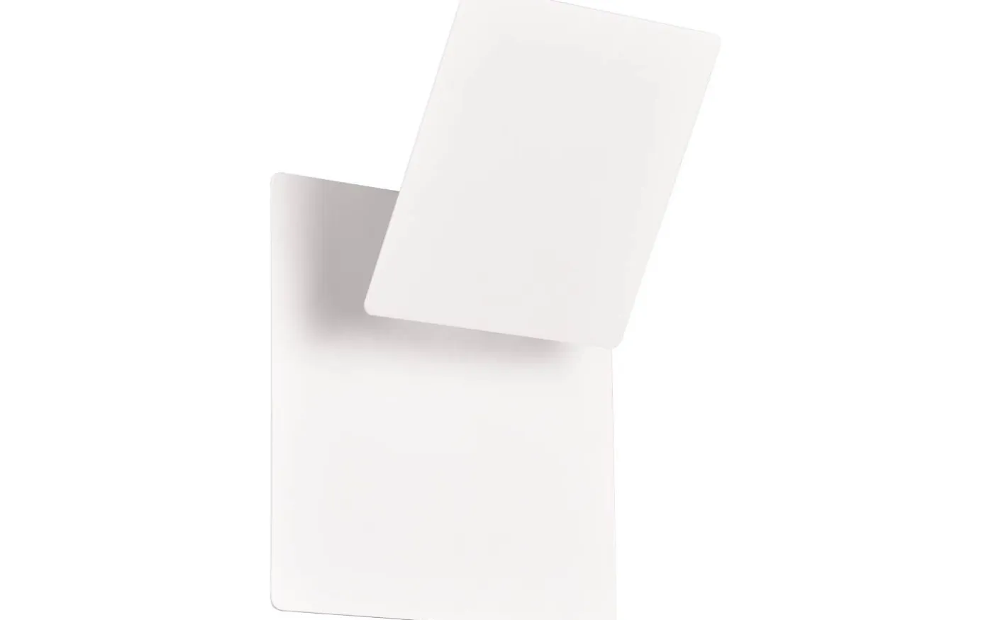 Mio Vägglampa LED fyrkantig matt vit