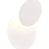 Mio Vägglampa LED rund matt vit