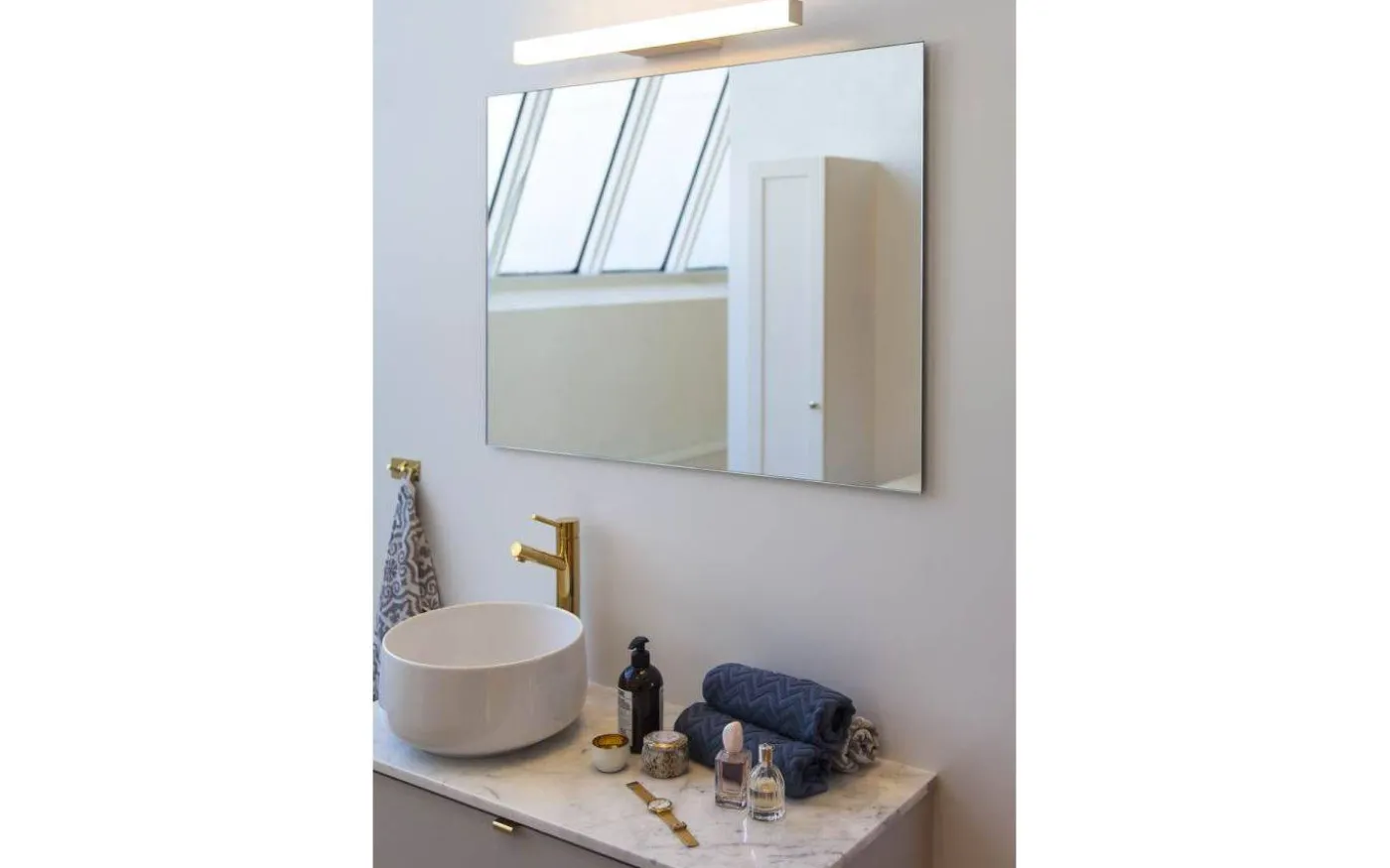Mirro Spegelbelysning 60cm 2700K 12,5W Vit IP44