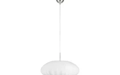 Mist Taklampa 54cm Vit/Krom