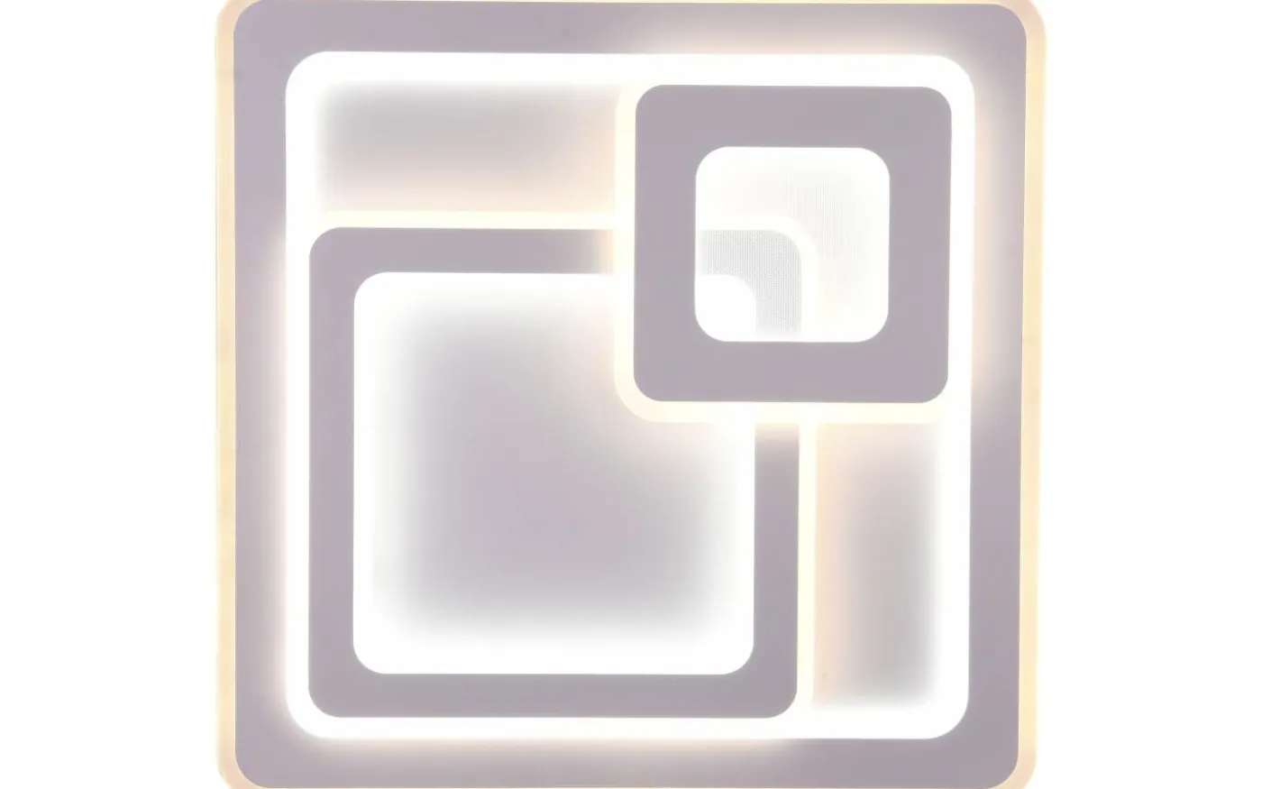 Mita Plafond LED 51x51cm fyrkantig mattvit