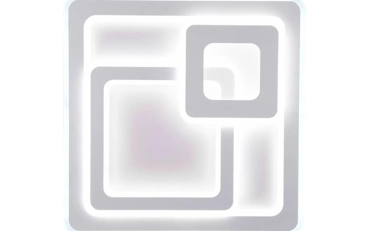 Mita Plafond LED 51x51cm fyrkantig mattvit