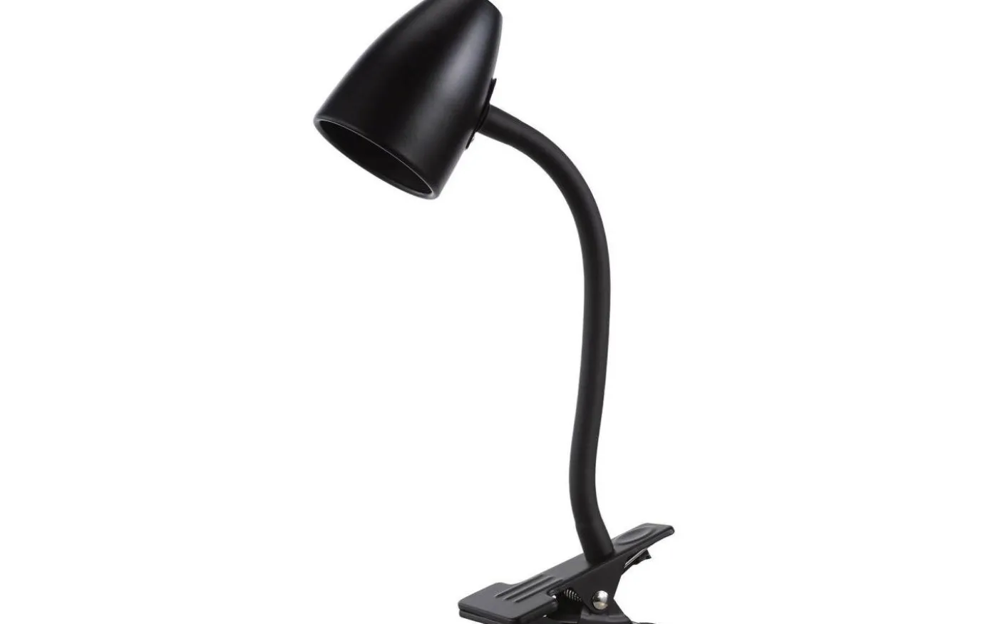 Moa Flexi Klämlampa Svart