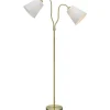 Modena Golvlampa 152cm 2L Mässing/Vit