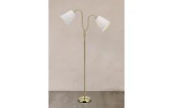 Modena Golvlampa 152cm 2L Mässing/Vit