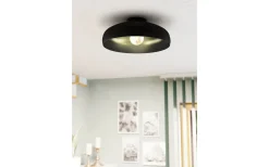 Mogano Plafond 40cm Svart