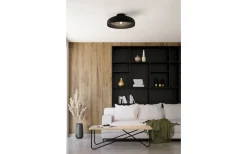 Mogano Plafond 40cm Svart