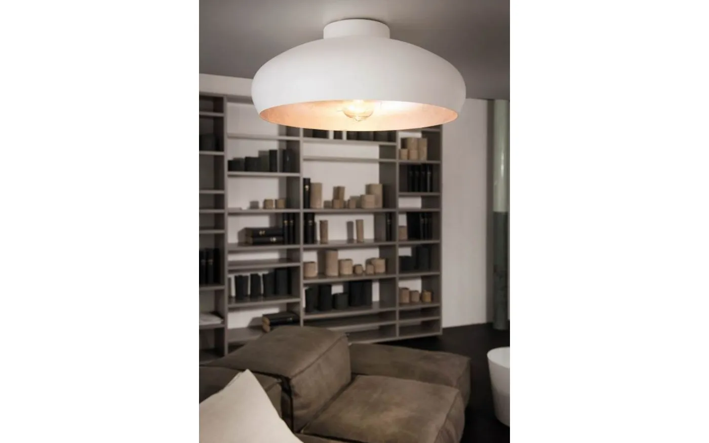 Mogano Plafond Ø40cm Vit
