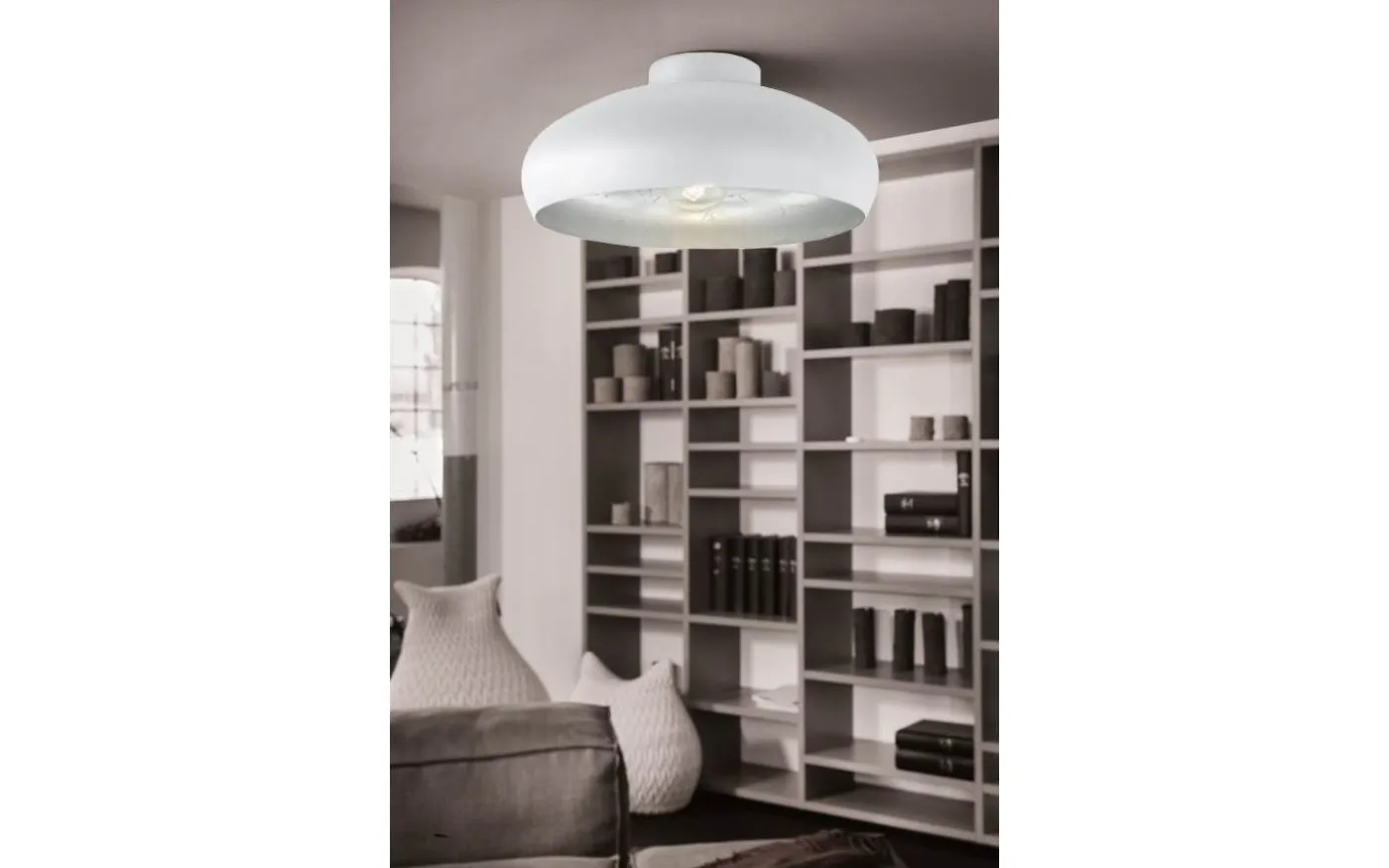 Mogano Plafond Ø40cm Vit
