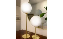 Molekyl Bordslampa 27cm Mässing/Opal