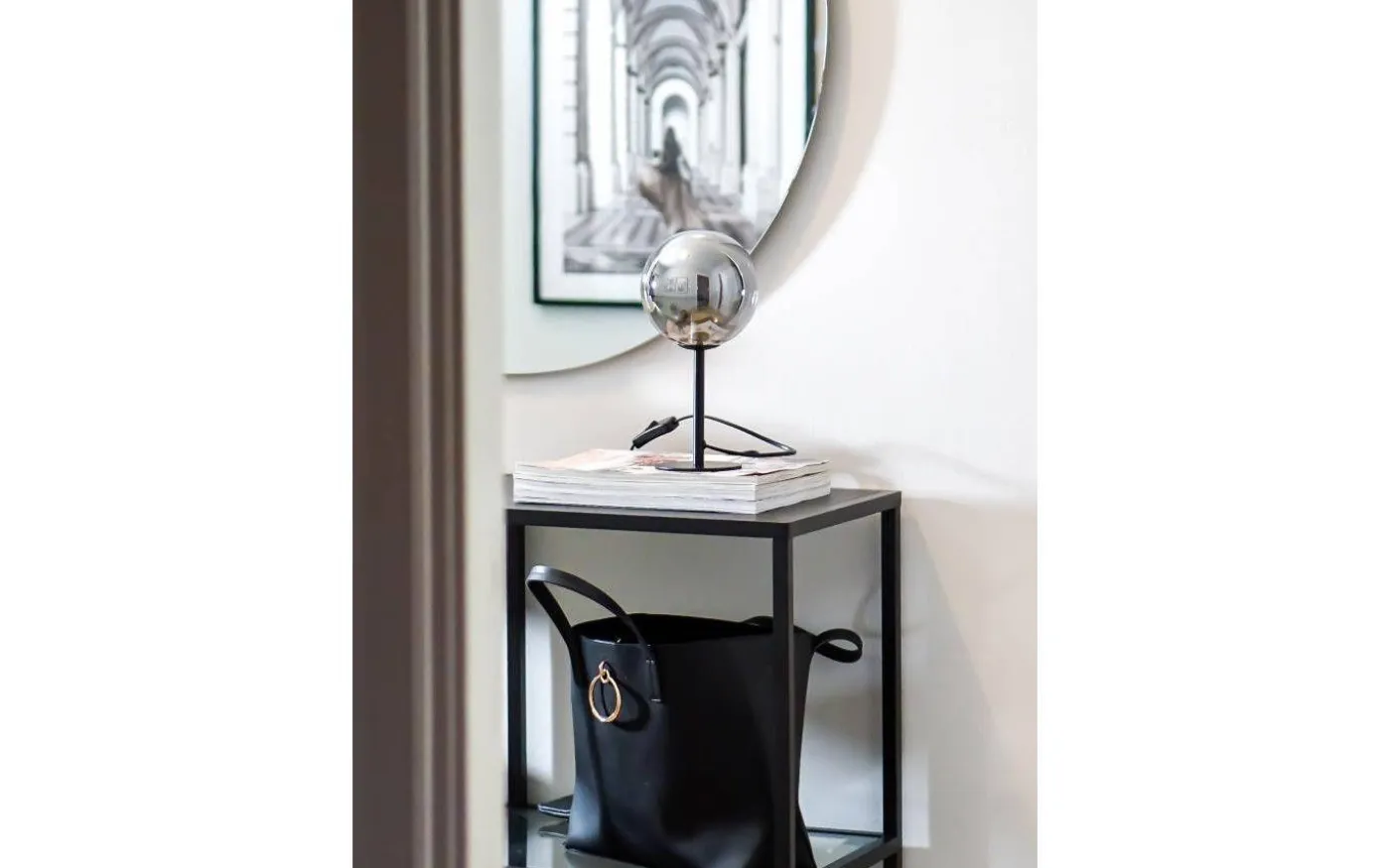Molekyl Bordslampa 27cm Svart/Rök