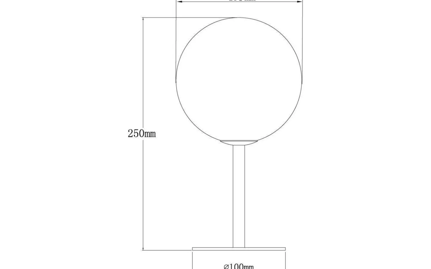 Molekyl Bordslampa 27cm Svart/Rök