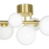 Molekyl Plafond 58cm Mässing/Vit