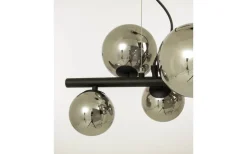 Molekyl Taklampa 58cm 7L Svart/Rök