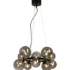 Molekyl Taklampa 50cm 10L Svart/Rök