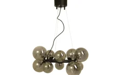 Molekyl Taklampa 50cm 10L Svart/Rök