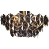 Monarque Plafond Ø51cm Svart/Krom
