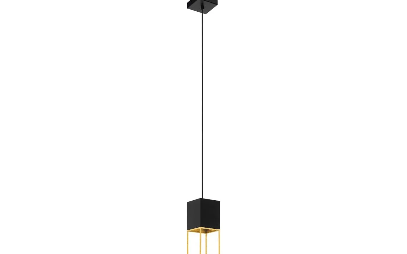 Montebaldo Fönsterlampa 10cm GU10 LED 3000K 4,5W Svart/Guld