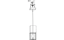 Montebaldo Fönsterlampa 10cm GU10 LED 3000K 4,5W Svart/Guld
