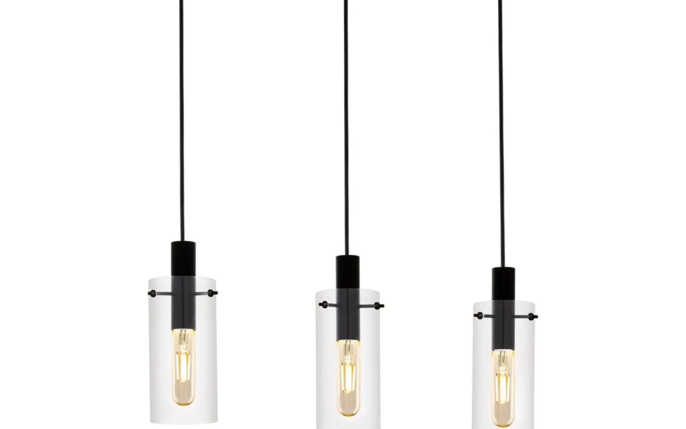 Montefino Taklampa 73cm Svart