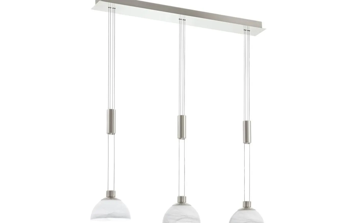 Montefio Taklampa 89cm LED 3000K 3x6,5W Nickel