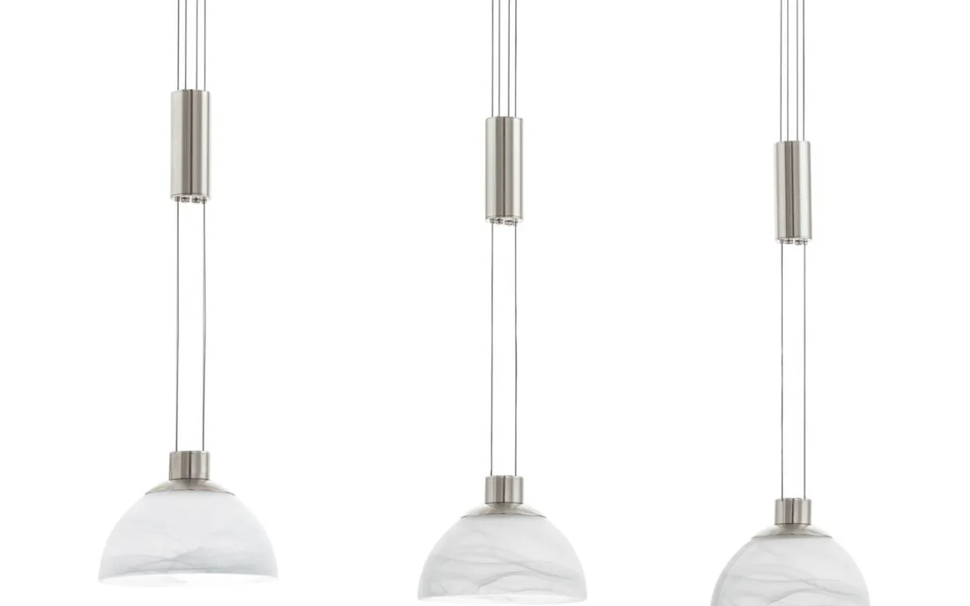 Montefio Taklampa 89cm LED 3000K 3x6,5W Nickel