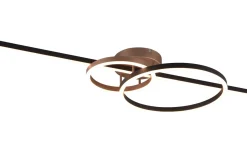 Montilla Plafond LED svart/kaffebrun