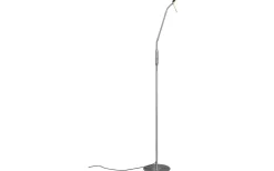Monza Golvlampa LED i borstat stål