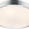 Moon Plafond 39cm LED 3000K 20W Silver IP44