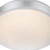 Moon Plafond 28cm LED 3000K 9W Silver IP44