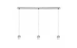 More Taklampa 80cm 3L Krom
