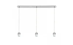 More Taklampa 80cm 3L Krom